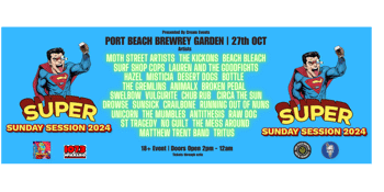 SUPER SUNDAY SESSION 2024 | Port Beach Brewery Garden