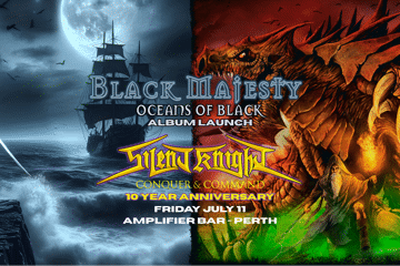 Black Majesty (VIC) - Oceans Of Black Album Launch & Silent Knight - Conquer & Command 10 Year Anniversary Show