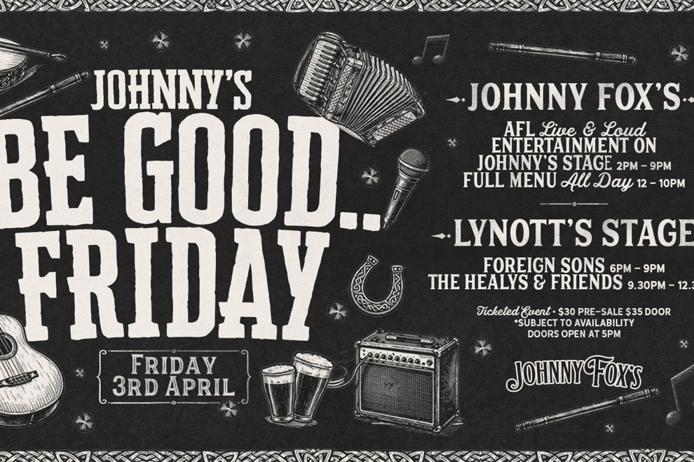 Johnny's Be Good...Friday
