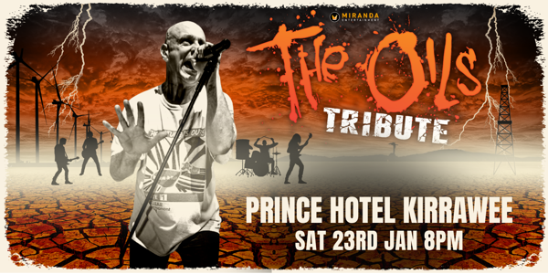 THE OILS TRIBUTE live at The Prince Hotel - Concert poster