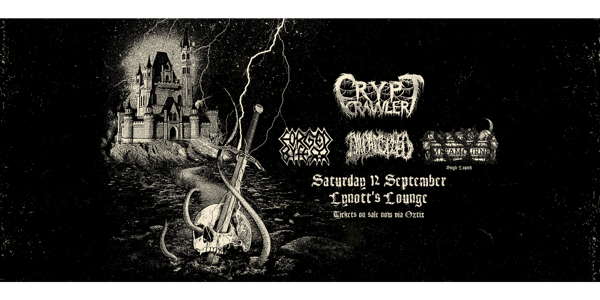 Crypt Crawler live at Lynott's Lounge - Concert poster
