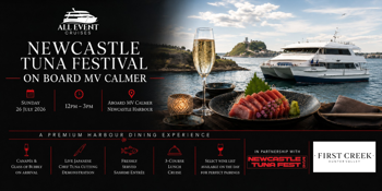 Newcastle Tuna Festival onboard MV Calmer | Exclusive Lunch Cruise
