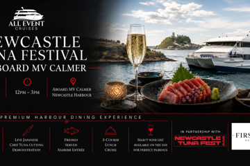 Newcastle Tuna Festival onboard MV Calmer | Exclusive Lunch Cruise