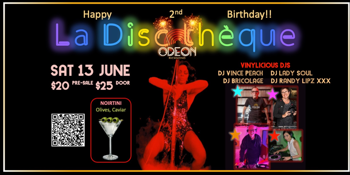 La Discothèque - Happy 2nd Birthday Odeon Richmond!!