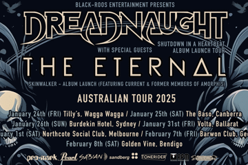 DREADNAUGHT & THE ETERNAL album launch tour // Sydney