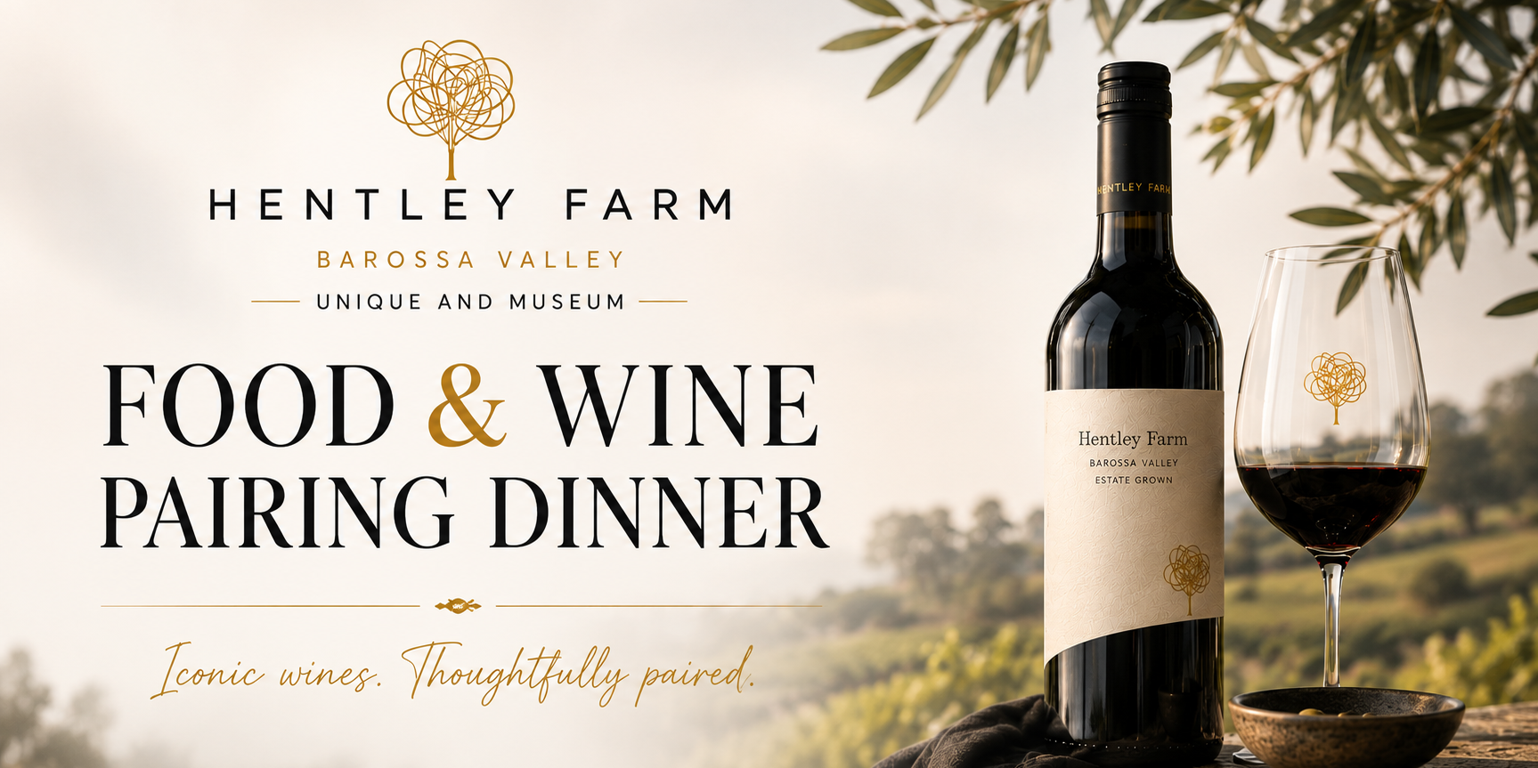 Hentley Farm – Unique & Museum Food & Wine Pairing Dinner