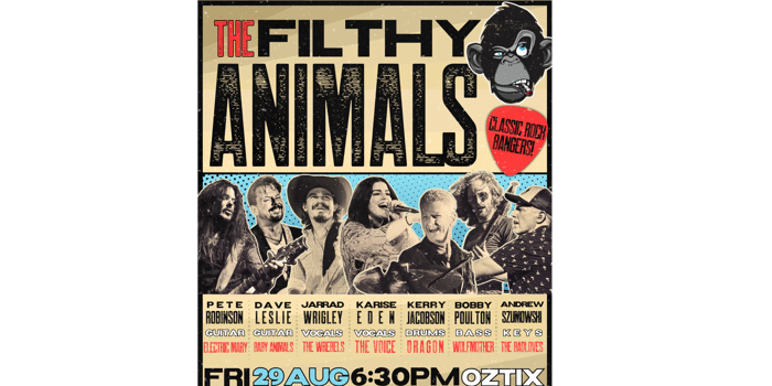 The Filthy Animals with Karise Eden & Jarrad Wrigley