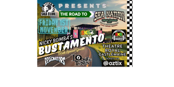 "THE ROAD TO SKA NATION" featuring BUSTAMENTO, THE RESIGNATORS and LOONEE TUNES