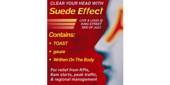 Suede Effect w/ TOAST, Gauze, Written on the Body