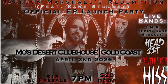 Jackson Marshall's Redemption - Official EP Launch Party