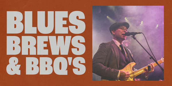 BLUES, BREWS & BBQ'S live at Cleveland Sands Hotel - Concert poster