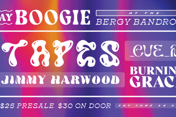 B-Day Boogie // TAPES // HARWOOD // BURNINGGRACE // CUE-D