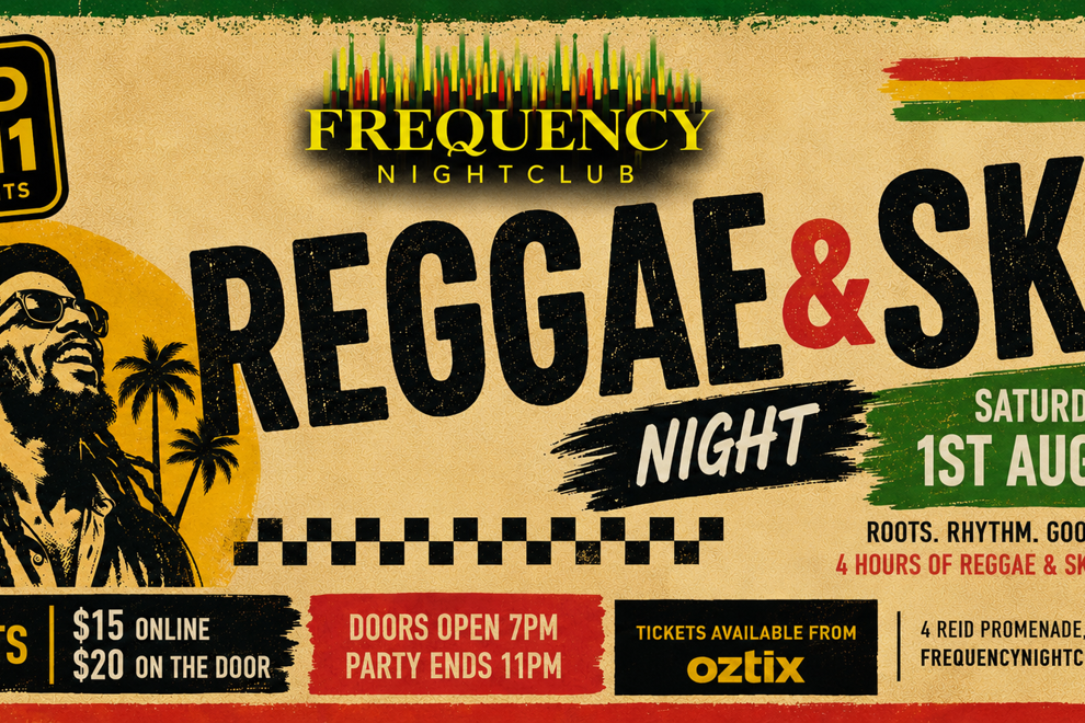 BED BY 11 PRESENTS: REGGAE & SKA NIGHT @ JOONDALUP Frequency Nightclub