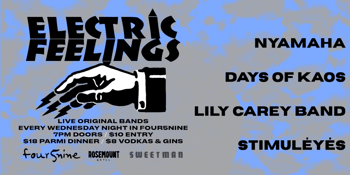 Electric Feelings⚡Nyamaha ⚡Days of Kaos⚡Lily Carey Band⚡STIMULĖYĖS