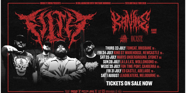 Filth (US) Australian Tour Tickets at Ed Castle Hotel (Adelaide