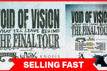 Void of Vision 'What I'll Leave Behind' Australian Tour 2025