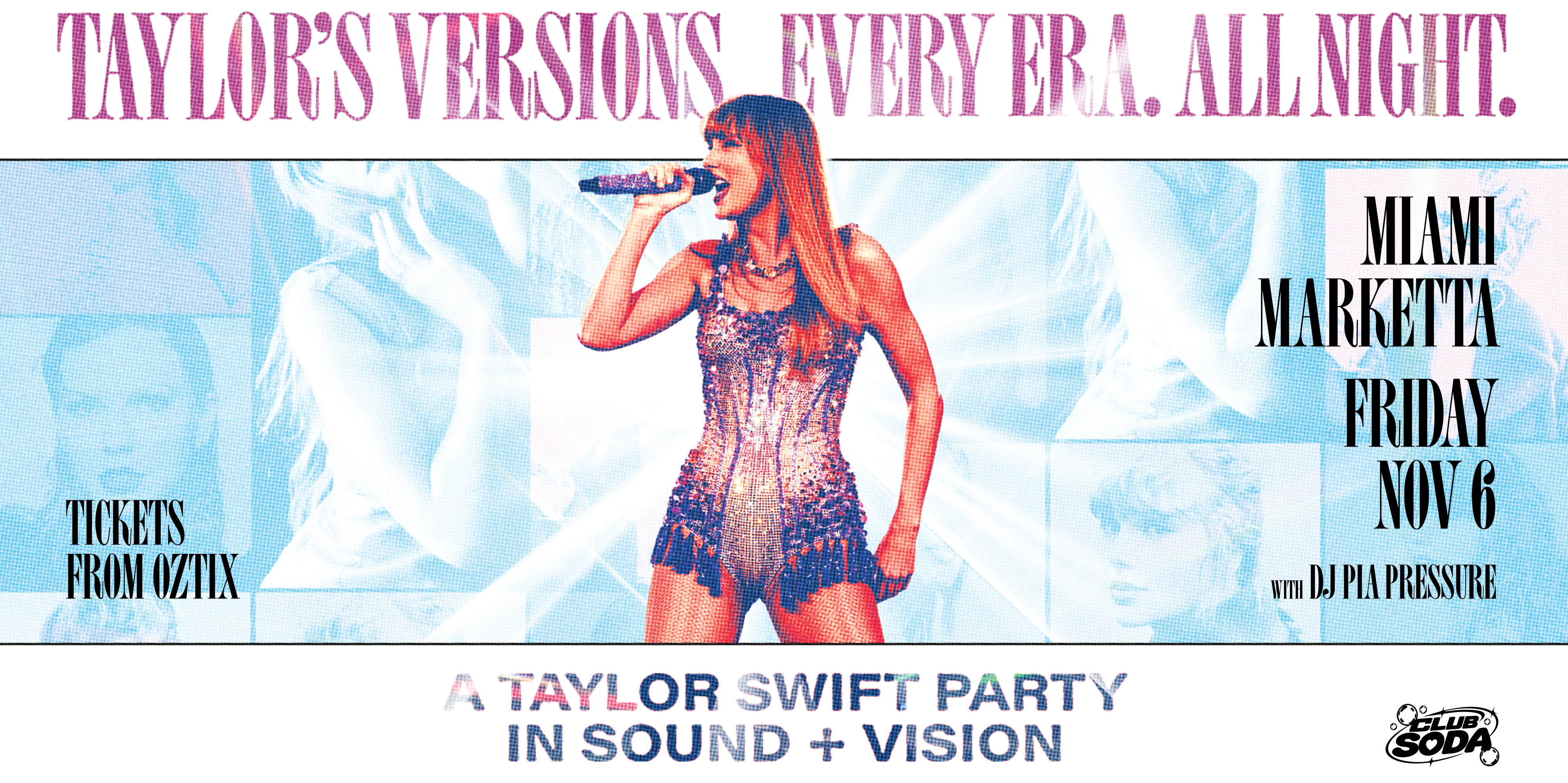 Taylor’s Versions: A Taylor Swift Party