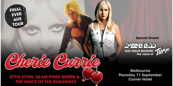 Cherie Currie (USA - The Voice Of The Runaways - Farewell Australian Tour)