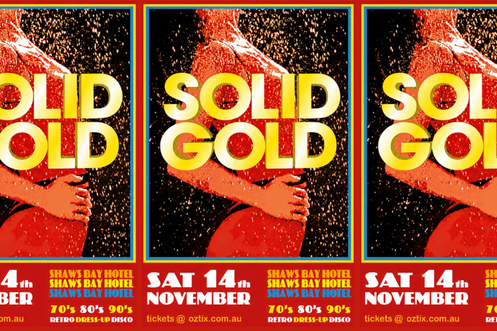 Solid Gold Retro Disco Party