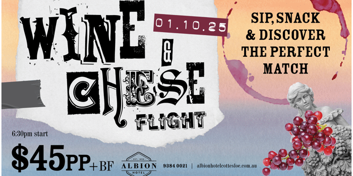 Wine & Cheese Flight