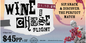 Wine & Cheese Flight