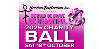 Broken Ballerina Be Bold Be Brave Be Beautiful Ball