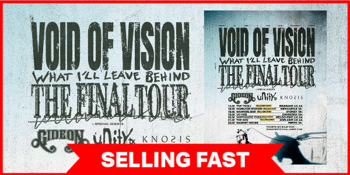 Void of Vision 'What I'll Leave Behind' Australian Tour 2025