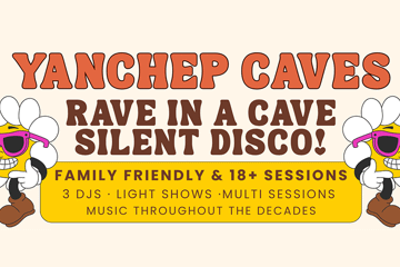 Silent Disco Rave in a Cave