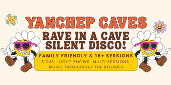 Silent Disco Rave in a Cave