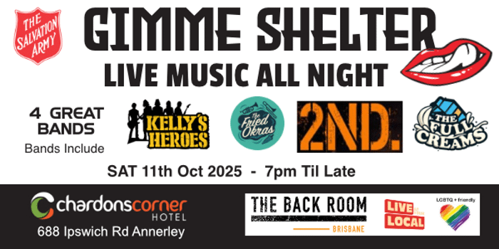 The Salvation Army Presents Gimme Shelter Concert for the Homeless