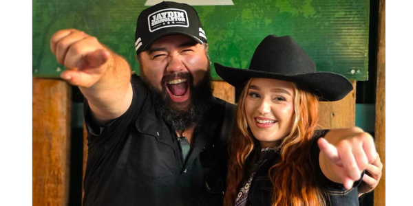 Keely Ellen & Jaydin Shingleton live at Moonshiners Honky Tonk Bar - Concert poster