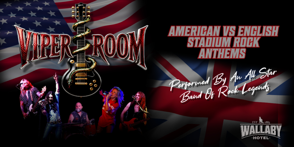 VIPER ROOM live at Wallaby Hotel - Concert poster