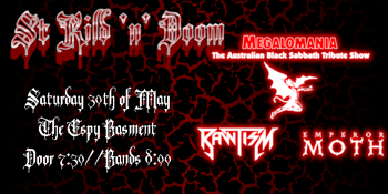 St. Kild 'N' Doom | MEGALOMANIA The Australian Black Sabbath Tribute Show