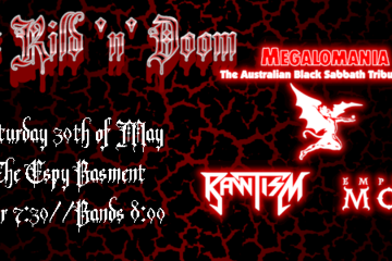 St. Kild 'N' Doom | MEGALOMANIA The Australian Black Sabbath Tribute Show