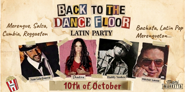 BACK TO THE DANCE FLOOR - Latin Party
