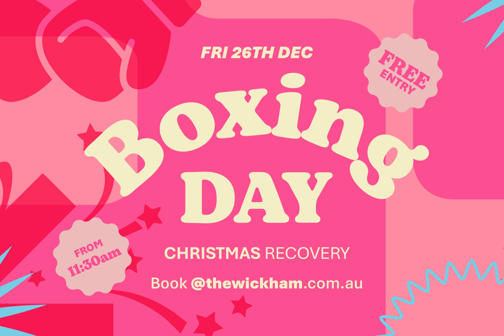 The Wickham Boxing Day Recovery Session