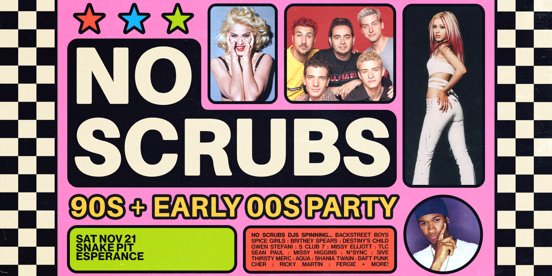 No Scrubs: 90s + Early 00s Party - Esperance