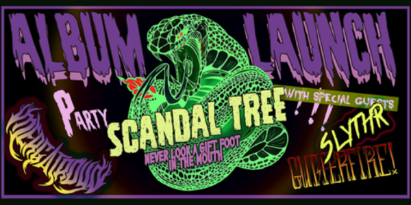 Scandal Tree Debut Album Launch Party! live at Tomcat in Fortitude Valley on April 10, 2026 - Concert poster