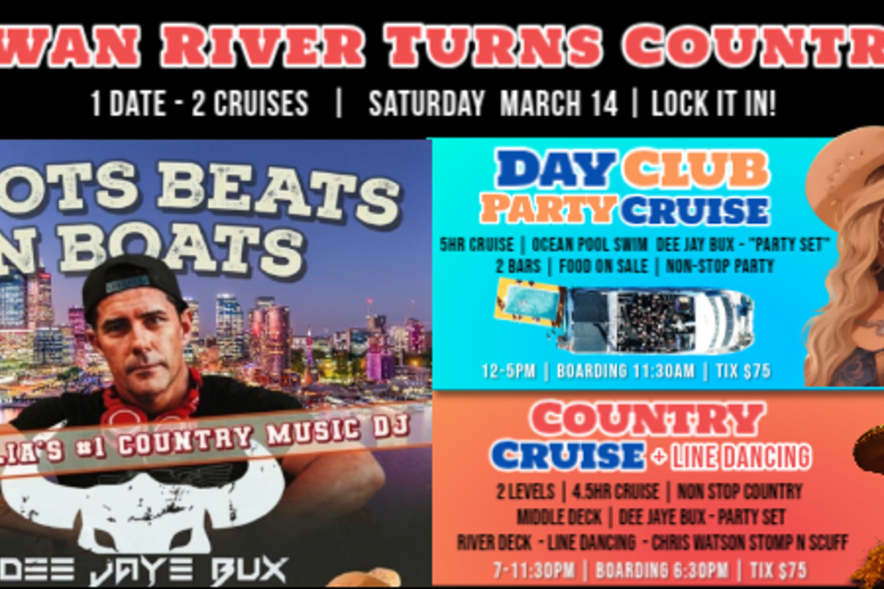 BOOTS BEATS N BOATS "SWAN RIVER TURNS COUNTRY"