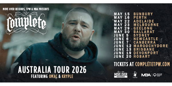 Complete - Australian Tour 2026 live at Barwon Club Hotel in South Geelong - Live music event