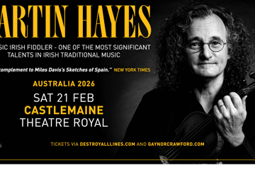 MARTIN HAYES (Ireland) Australian tour 2026 - seated show