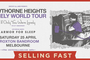 Hawthorne Heights If Only You Were Lonely Australian Anniversary Tour