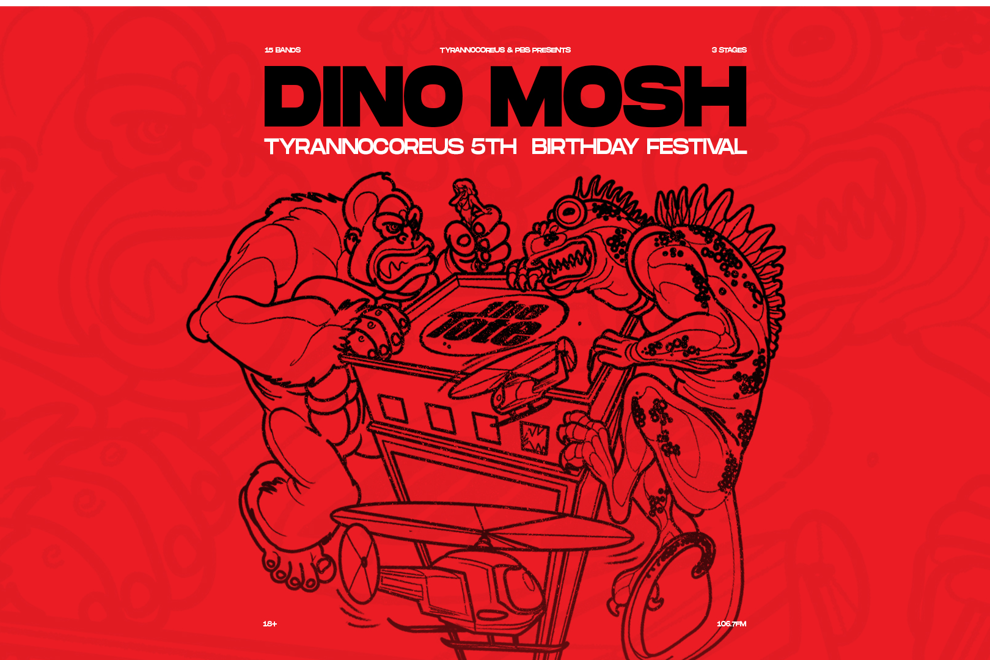 DINO MOSH: Tyrannocoreus 5th Birthday