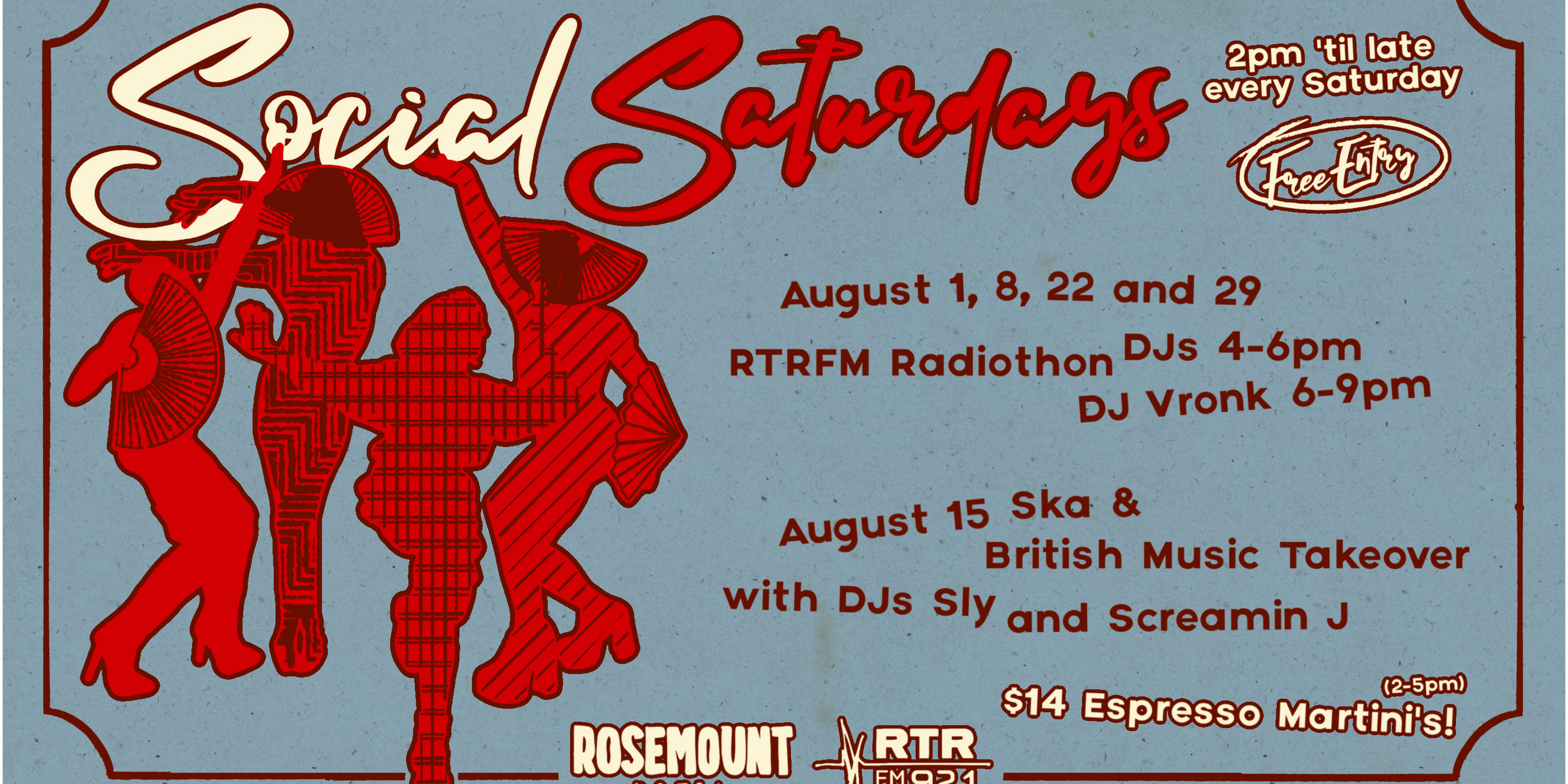 Social Saturdays DJs + $2 Oysters