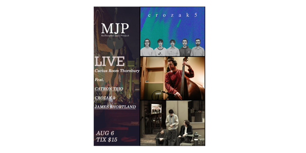 MJP - Melbourne Jazz Project live at Cactus Room - Concert poster