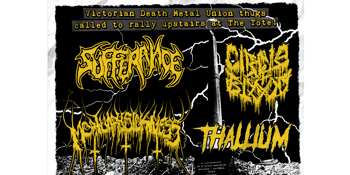 Sufferance + Circle of Blood + Mortuary Sickness + Thallium @ The Tote - upstairs