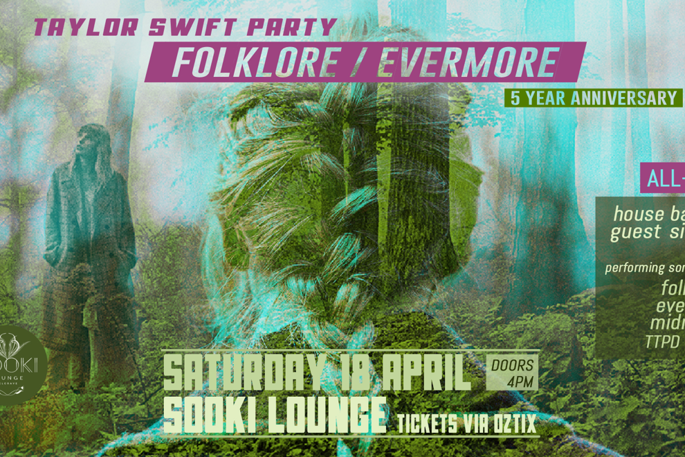 TAYLOR SWIFT, FOLKLORE/EVERMORE - 5 YEAR ANNIVERSARY