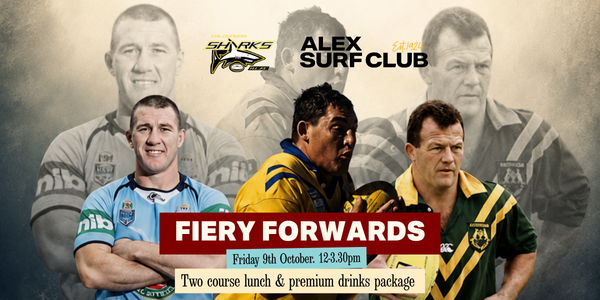 Fiery Forwards NRL Luncheon with Paul Gallen, Steve Roach, Trevor Gillmeister