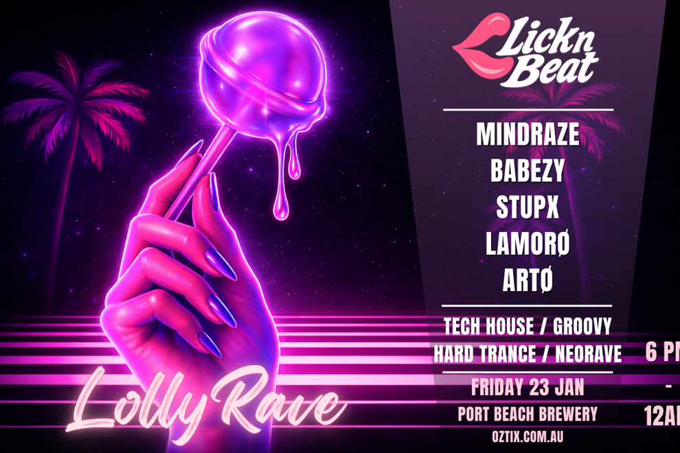 23/01 - LOLLYRAVE by Lick'n'Beat ??