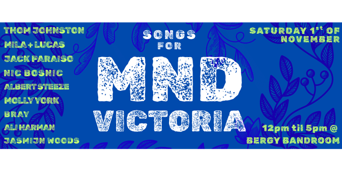 Songs for MND Victoria